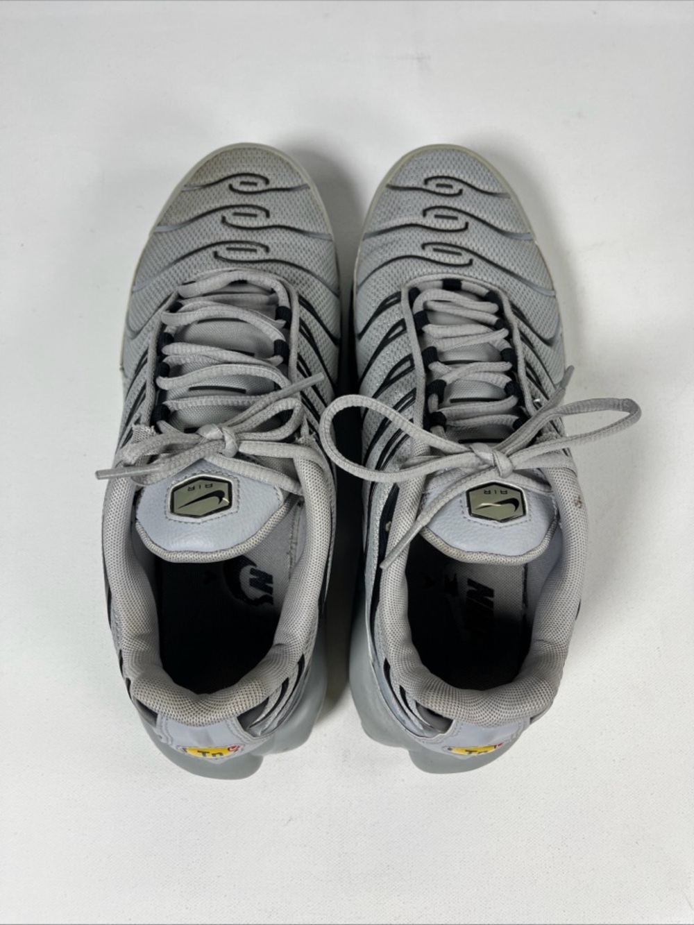 SOLD Nike Air Max Plus Tn Wolf Grey Sneakers Shoes 852630-021 Men’s 10 - Picture 7 of 14